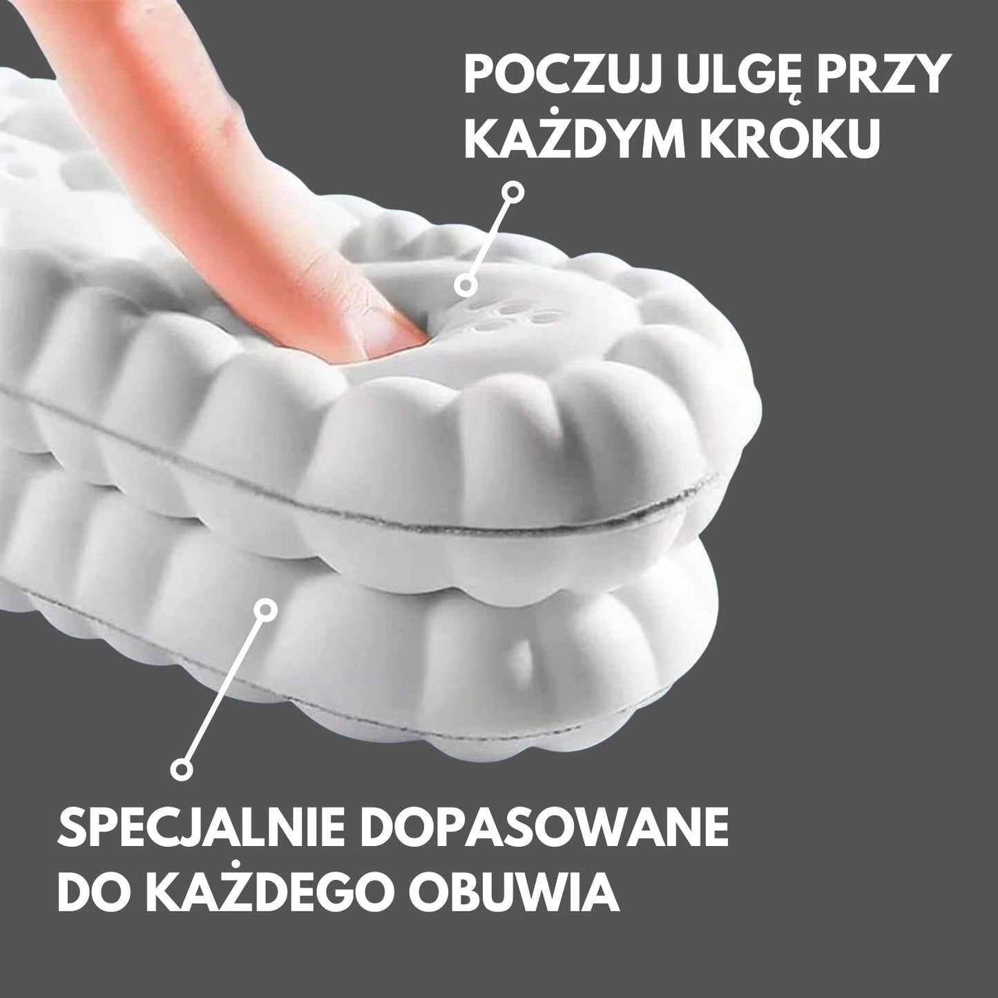 🦶 LiftStep™ – Ortopedyczne wkładki podwyższające